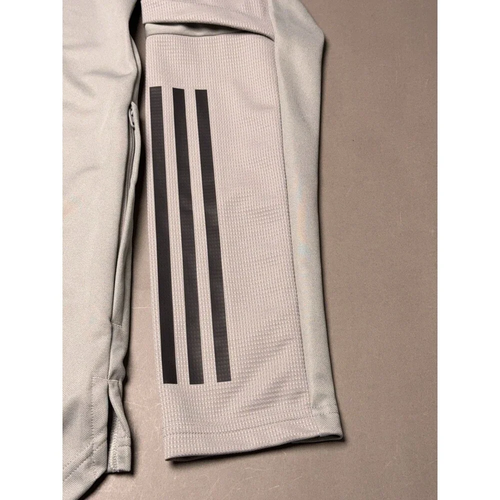 Adidas Track Jacket Men’s Large Gray Aeroready Texas Soccer Full Zip Windbreaker